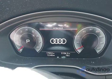 2024 Audi Q5 Premium 45 Tfsi S Line Quattro из США, поврежденный, VIN WA1GAAFY7R2118282